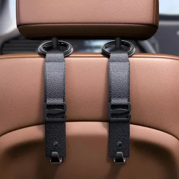 Rotatable 360° Car Purse Hook for a Cleaner, Safer Cabin