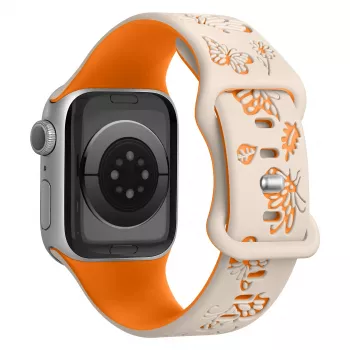 Engraved Silicone Apple Watch Strap: 38–49mm Fit Guide