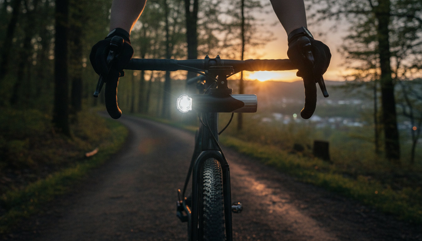 1500 Lumen Smart Bike Headlight: IP66, Alloy Body