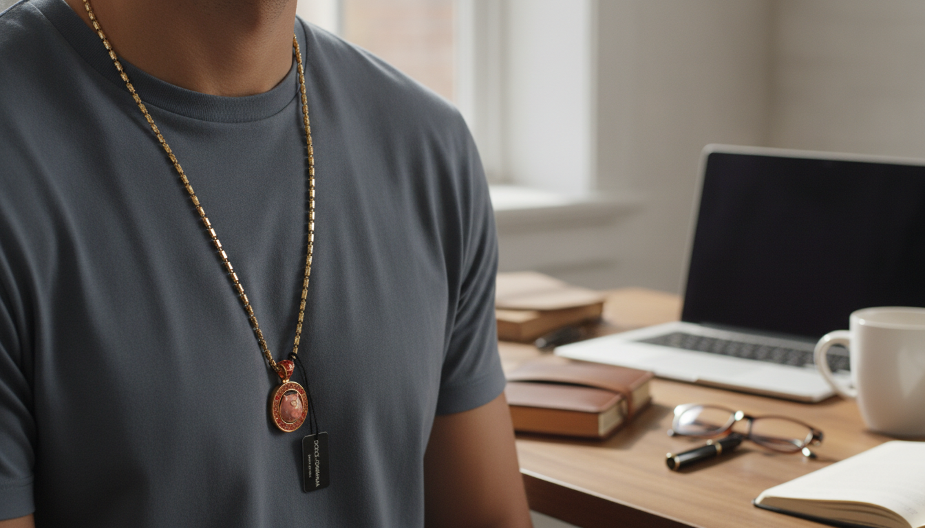 D&G Men’s Gold Charm Chain: Style, Fit, Care Guide