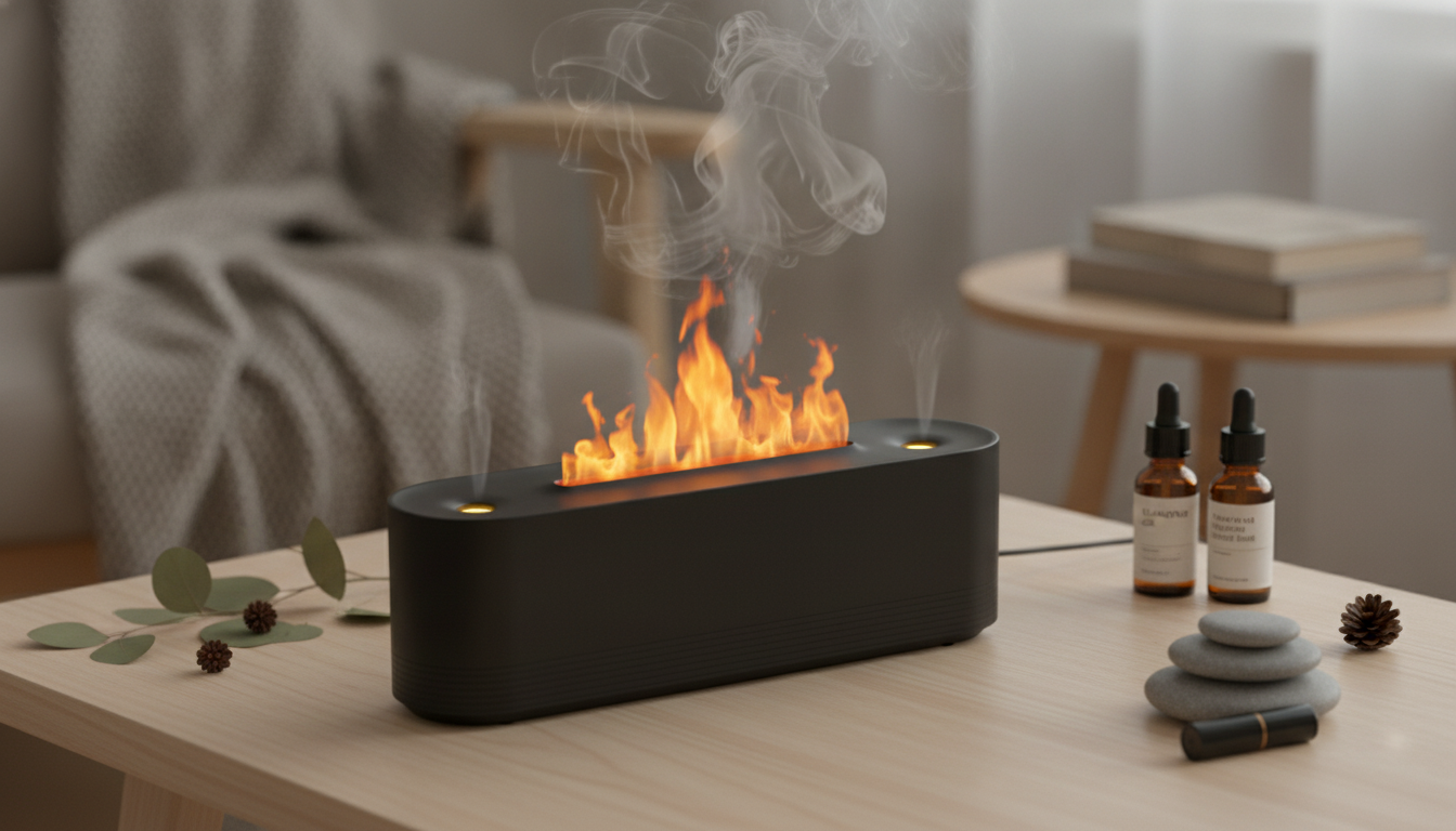 Flame LED Aroma Diffuser Humidifier: Use, Care & Tips