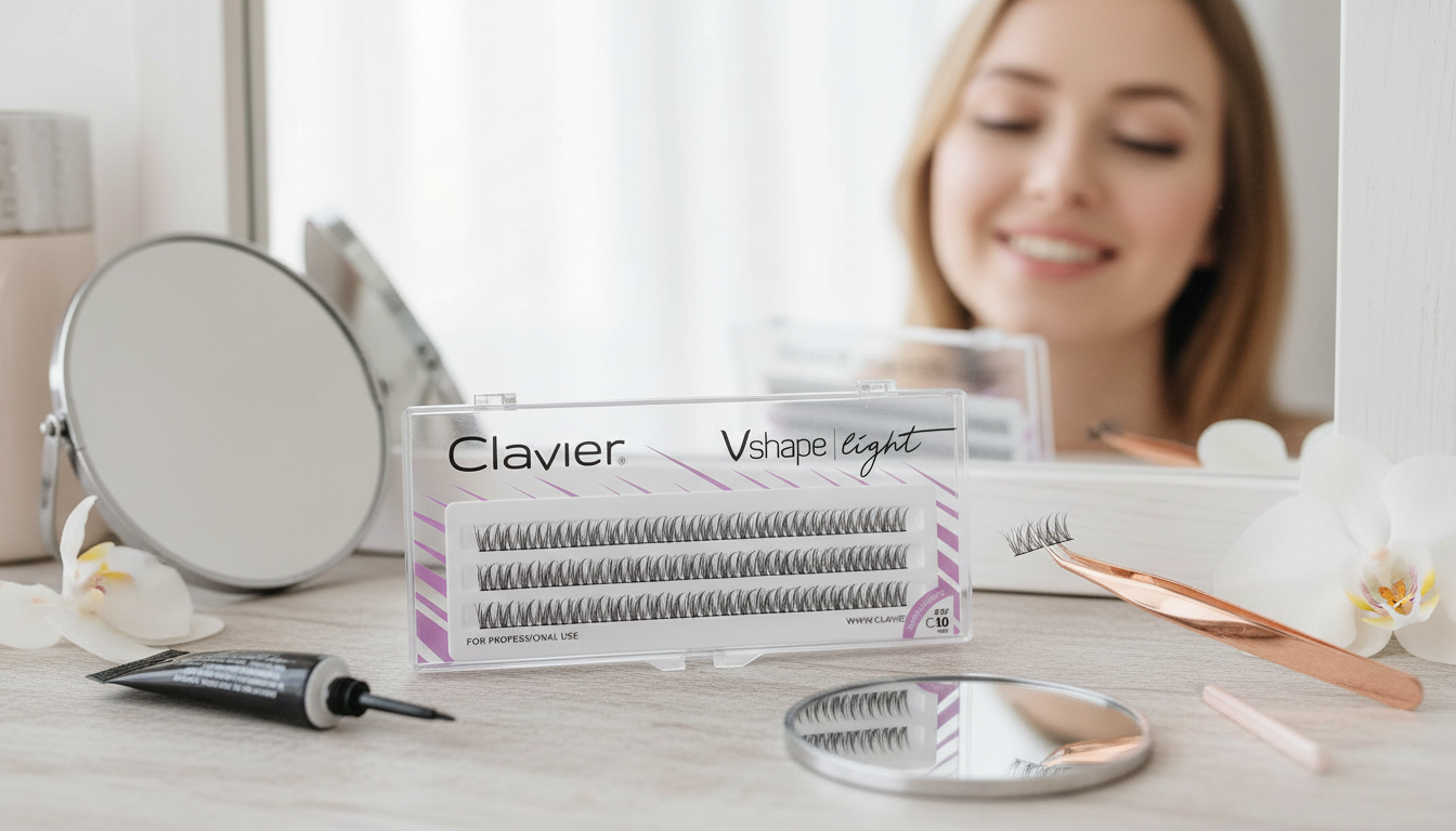 V-Shaped Light Lash Clusters: Wispy Lift, Featherlight Feel