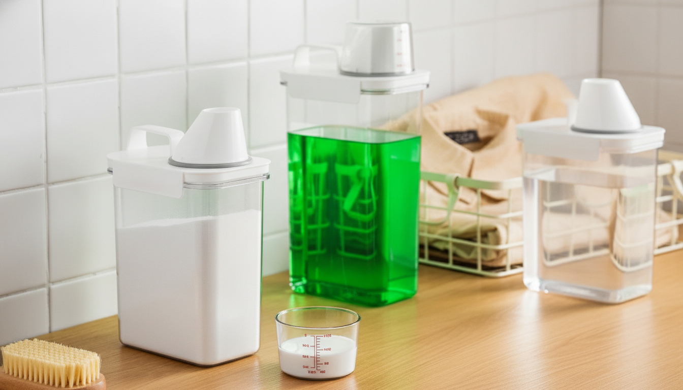 Airtight Detergent Dispenser: Keep Laundry Powder Dry