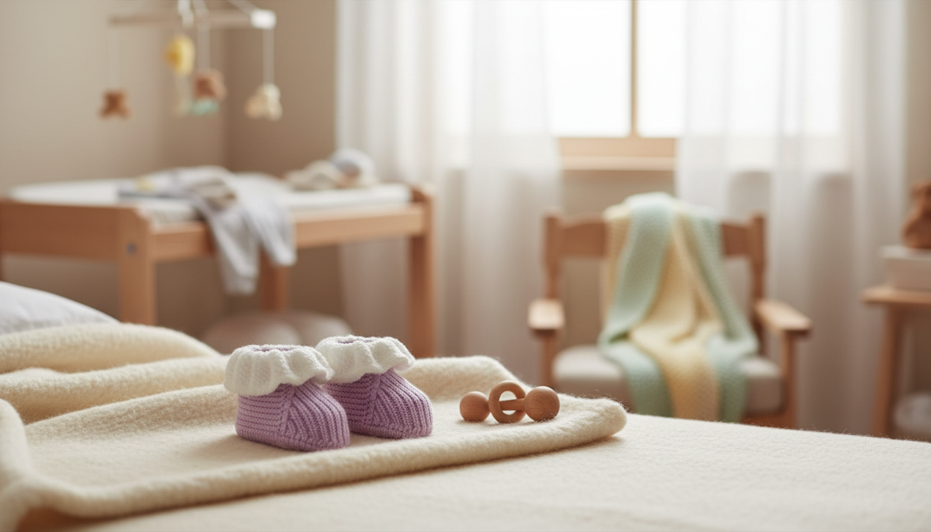 Handmade Newborn Knit Baby Shoes: Warm, Soft & Safe Fit