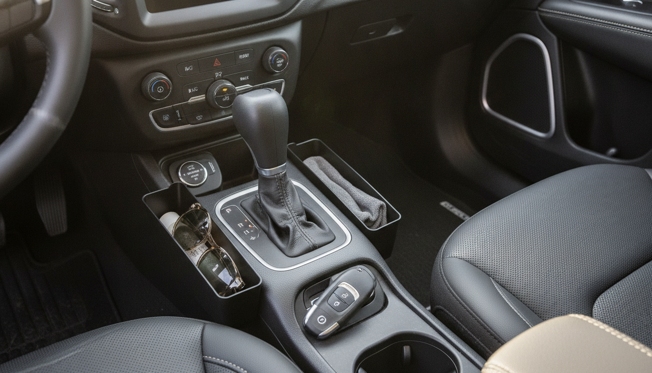 Jeep Compass 2021–2024 Shifter Organizer: No-Mess Console