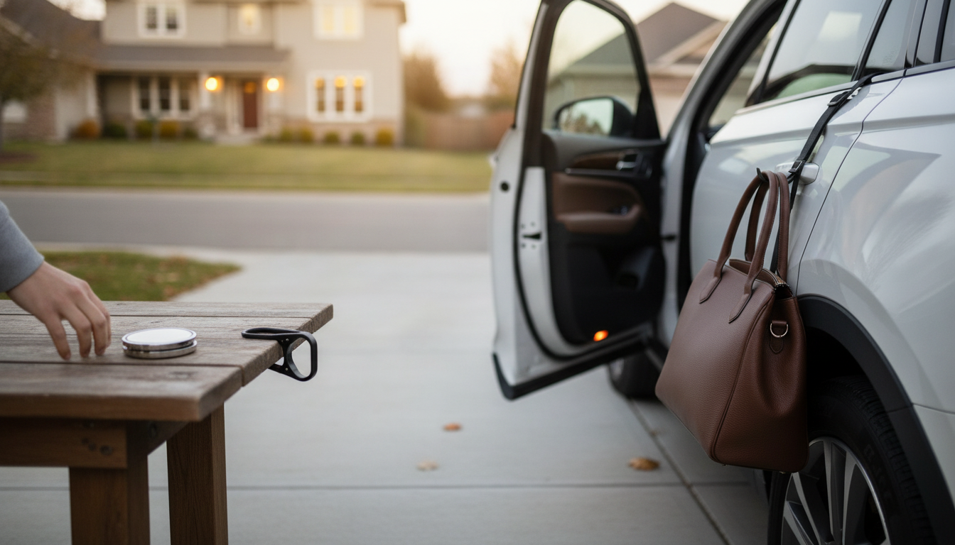 Types of Purse Hooks: Table, Clip-On, and Car Options