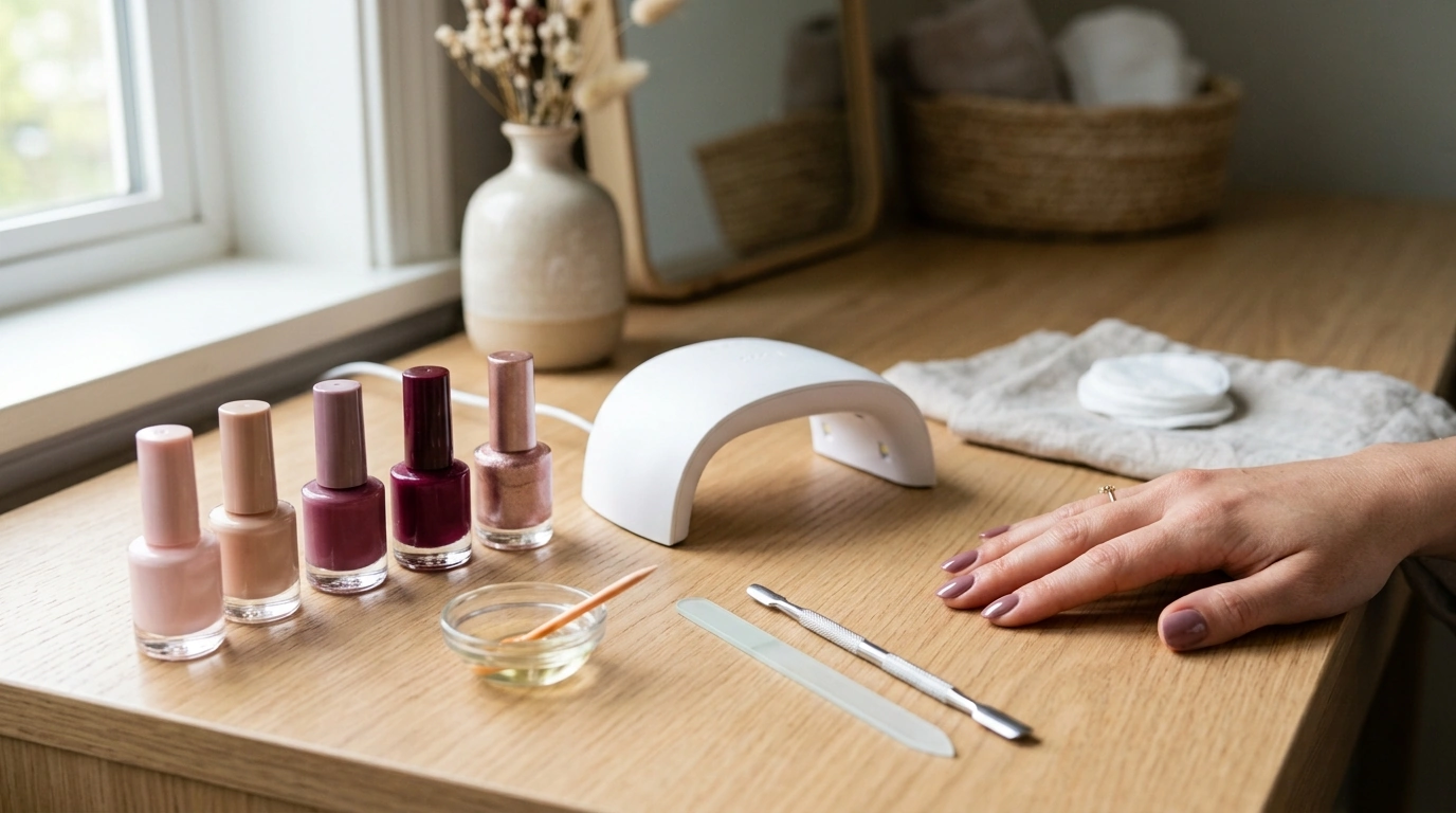 6-Color Gel Nail Polish Set: At-Home Shine That Lasts
