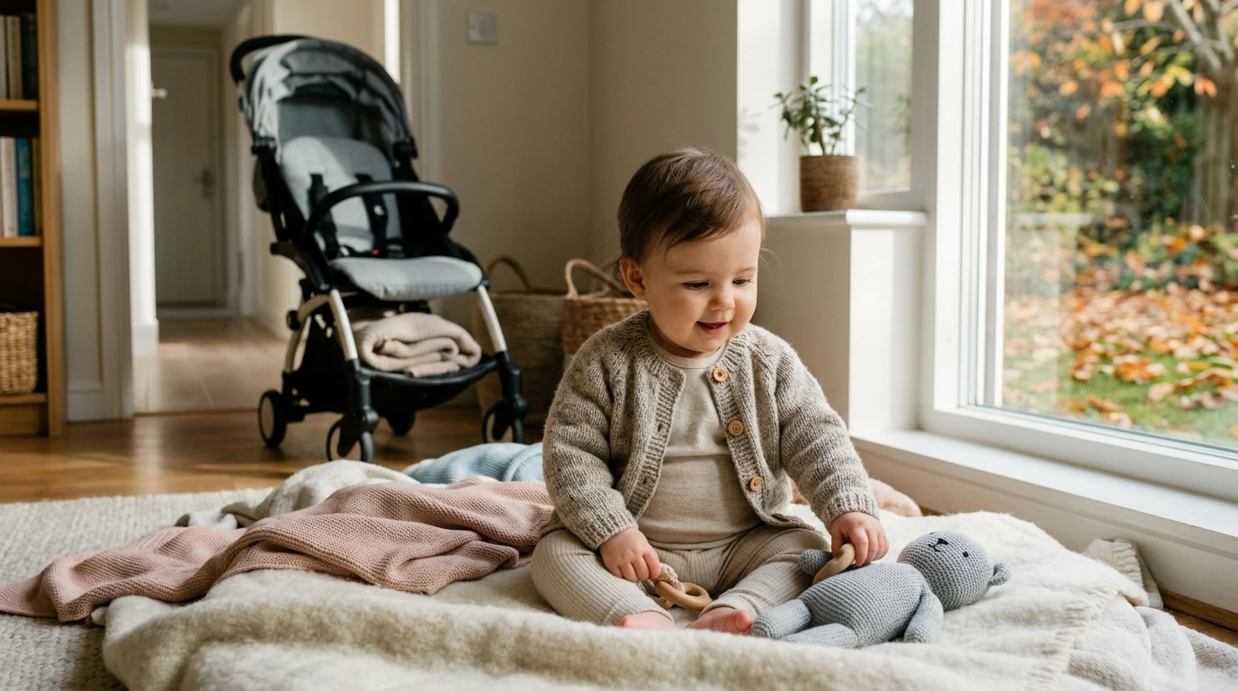 Baby Girl Knit Cardigan: Button-Up Warmth for Fall