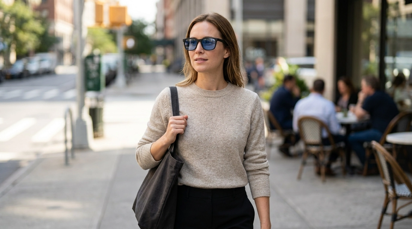 Guess Women’s Black Sunglasses: Blue Lens Style & Fit