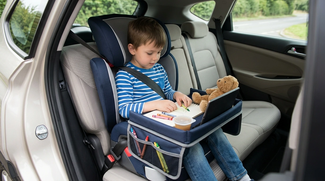 Kids’ Car Seat Tray Guide: Fit, Setup & Safety Tips