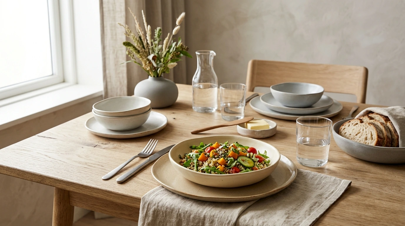 Irregular Ceramic Plates & Bowls for Modern Tables