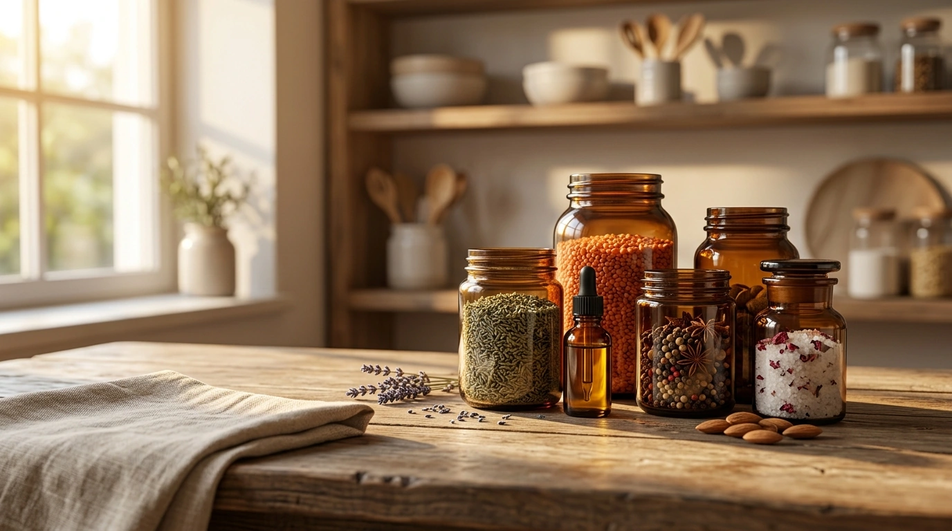 Best Things to Store in Amber Jars (Pantry & Self-Care)
