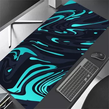 Line Anime Gaming Mouse Pad: Smooth Cloth, No-Slip Grip